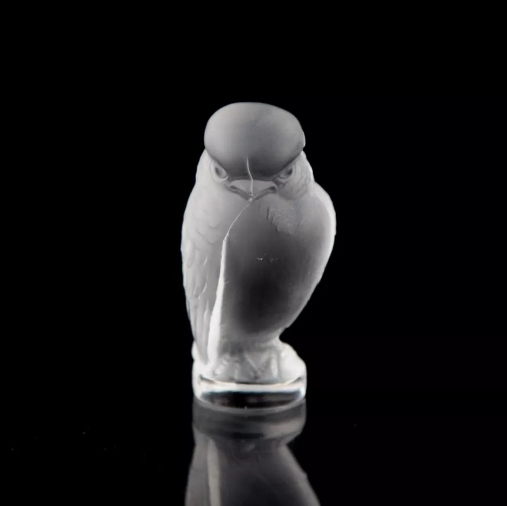 Vintage Lalique Rapace Cachet Raptor Hawk Letter Seal Figurine
